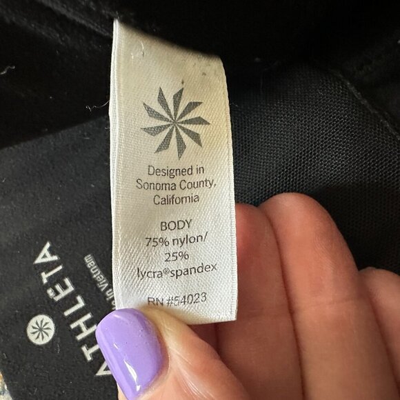 Athleta Powervita Adjustable Drawstring Waist Pants Womens Sz S Moisture Wicking - Picture 7 of 8